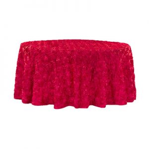 rosette red 300x300 - Damask Table cover