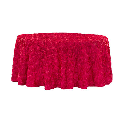 rosette red - Rosette Table Cover
