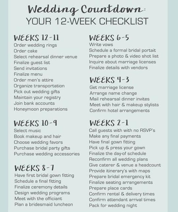 49907088 367226757404092 1750378344925566474 n - One of our followers asked that we post a wedding planning checklist. We hope th...