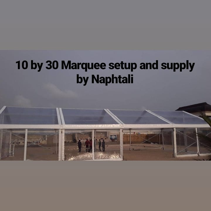 51528428 2222187941432156 1620950269014906395 n - This transparent 10 by 30 marquee setup is a beauty. It also doubles as the perf...