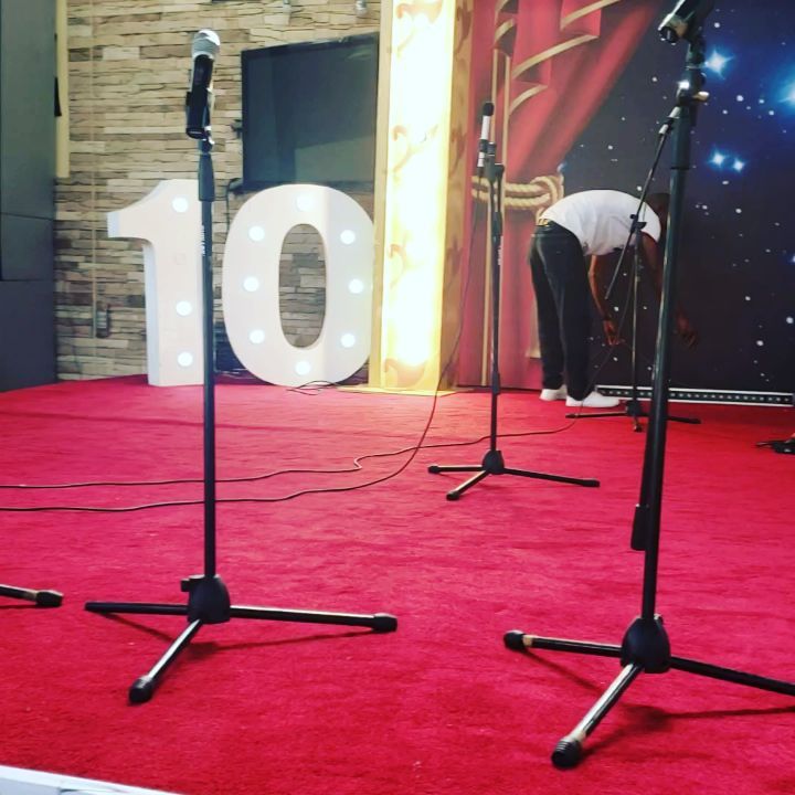 53309122 422147985206698 7990407817420887714 n - What we were up to today .10th year Anniversary concert.
Backdrops design and se...