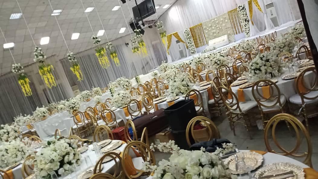 58772408 322125315393426 1602027081255379542 n - This setup is perfection! From the classy gold Dior chairs to the beautiful flor...