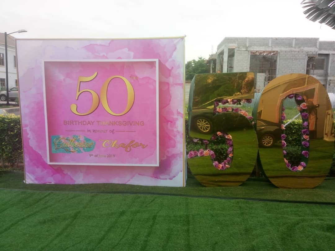 61313439 367264470570682 3974237663366901315 n - 50 and fabulous! 50th Birthday setup for a beautiful special lady.
.
.
Items : b...