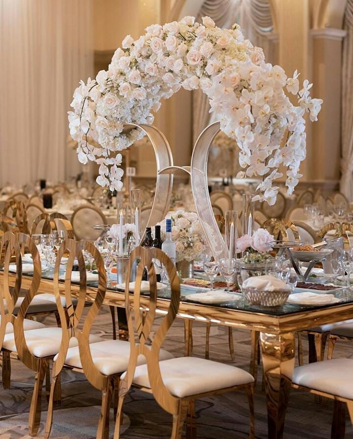 65304056 450651669059989 4523554054183316700 n - With a touch of golden glamour, the gold butterfly chair provides an event with ...