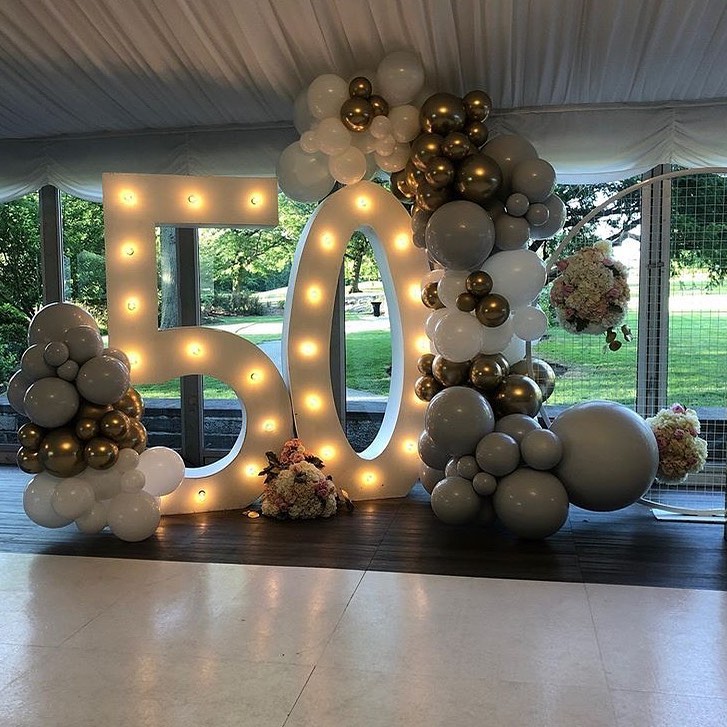 106809762 610210442961410 4213726096779784652 n - This balloon inspiration is worthy for your next 50th birthday intimate celebration. Let’s help you ...