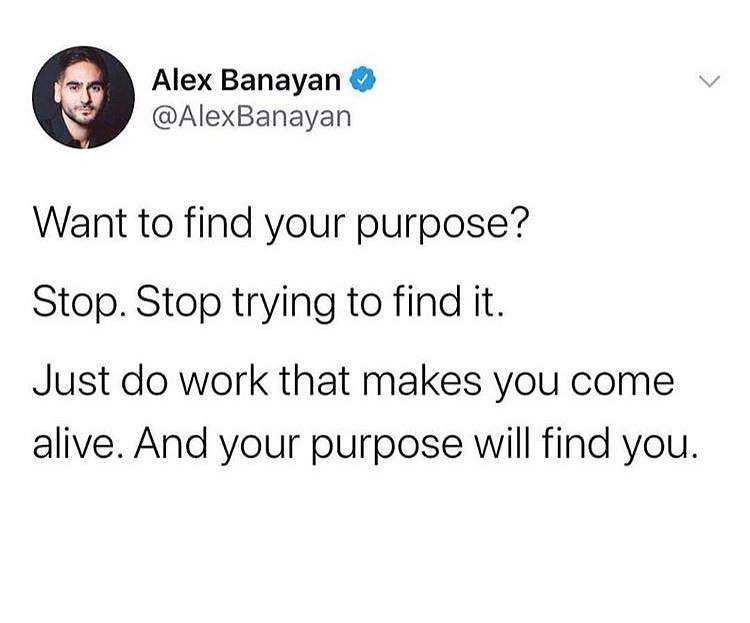 116621766 818973078507507 2558060937060706539 n - From @alexbanayan —— What is necessary is that you rage the first step in your journey. Pursue what ...
