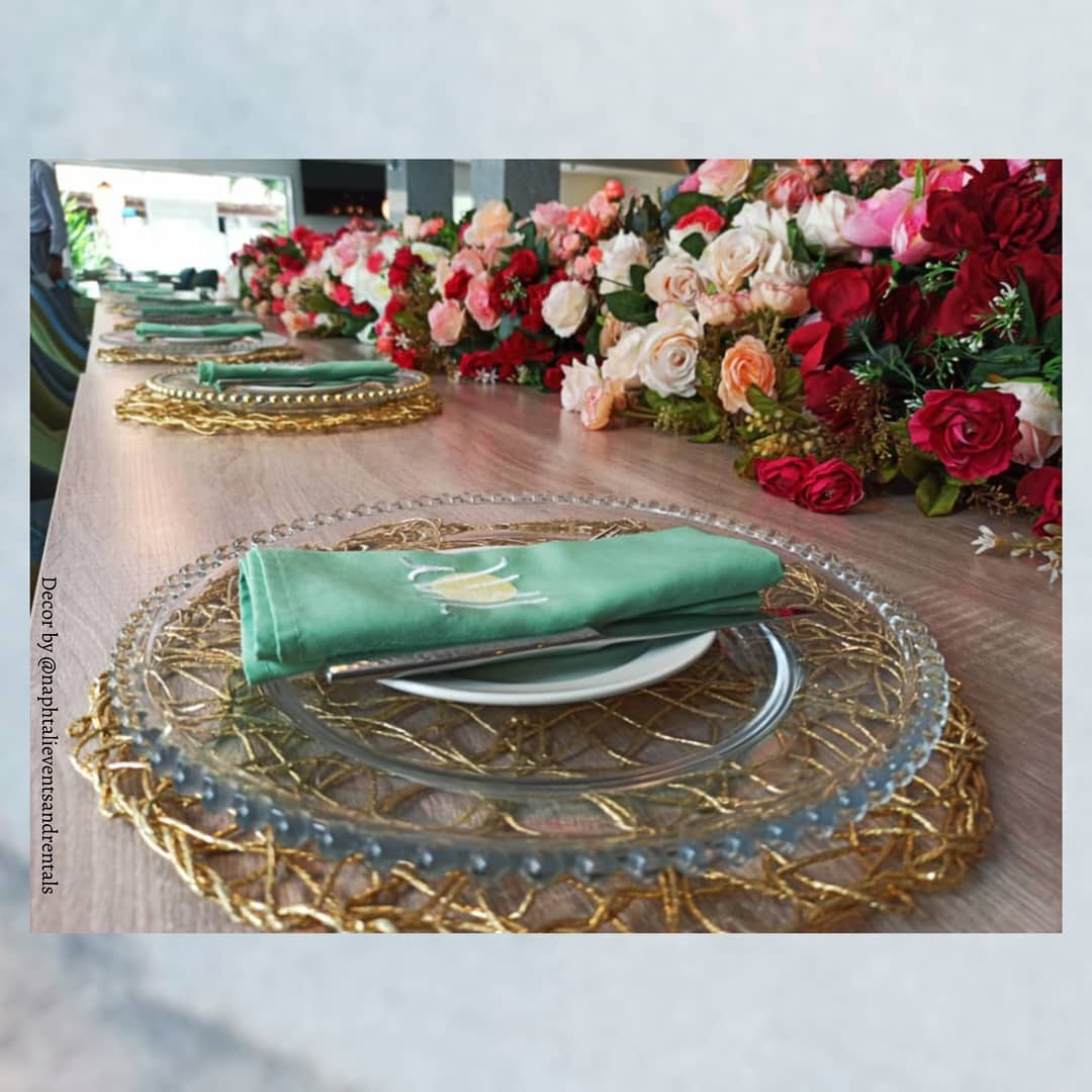 125164597 2903186596603998 8272616005326547733 n - A charger plate is larger than your dinner plate and acts as a decorative base that adds substantial...