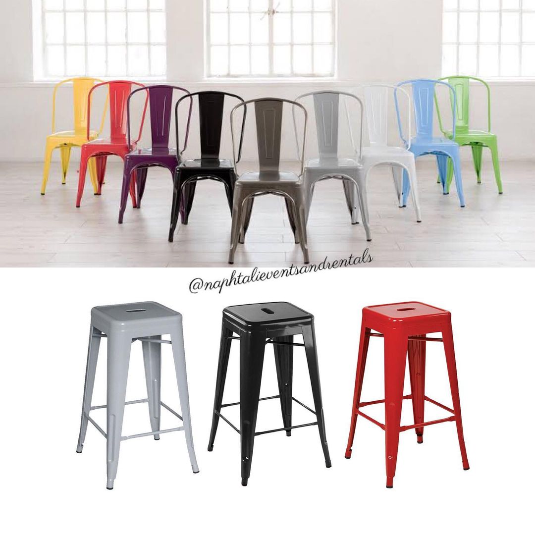 125998722 393113431808905 5129526113337123224 n - Tolix chairs have an undeniable buoyant charm. They come in chairs and bar stools. 

They’re perfect...