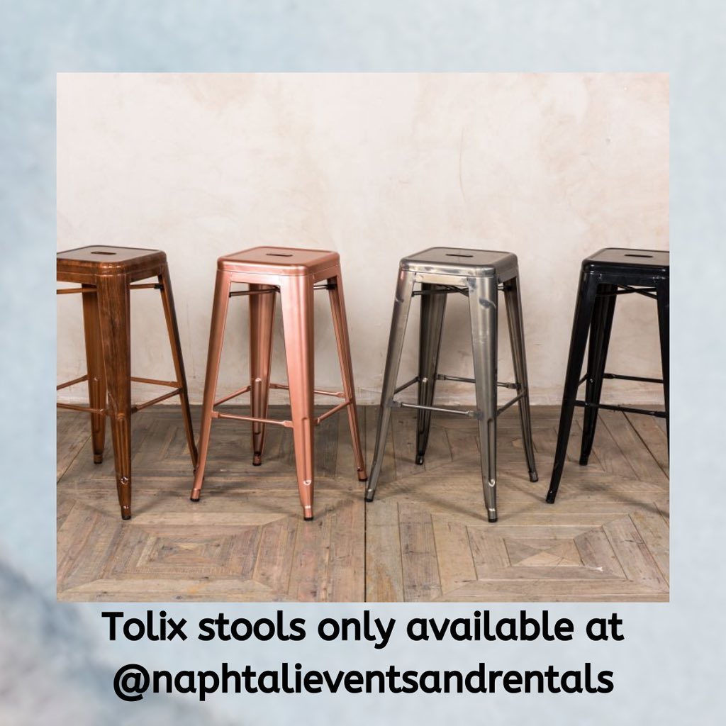 126883201 123425019579179 7136054950276003273 n - Our tolix stools are perfect for adding that vintage touch to your events. 

They're available only ...