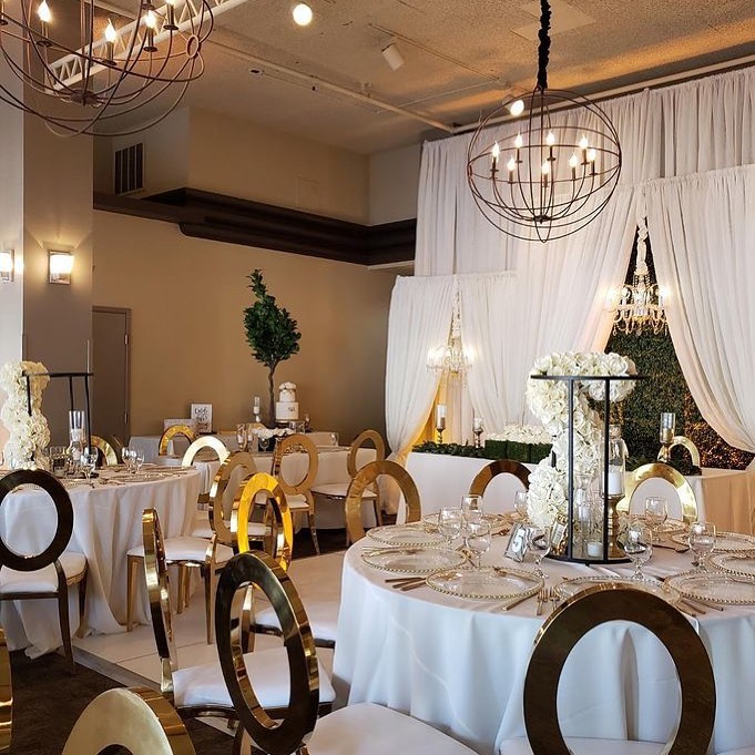 129722445 748040212731810 7547903147055845427 n - We just love how beautiful these gold Oz chairs look. They stay complimenting this decor inspiration...