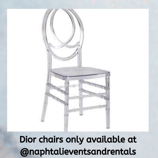129768502 386691742606953 4084933970097921540 n - Dior chairs are perfectly designed to catch your eye at events . 

Add luxury and comfort to your ev...