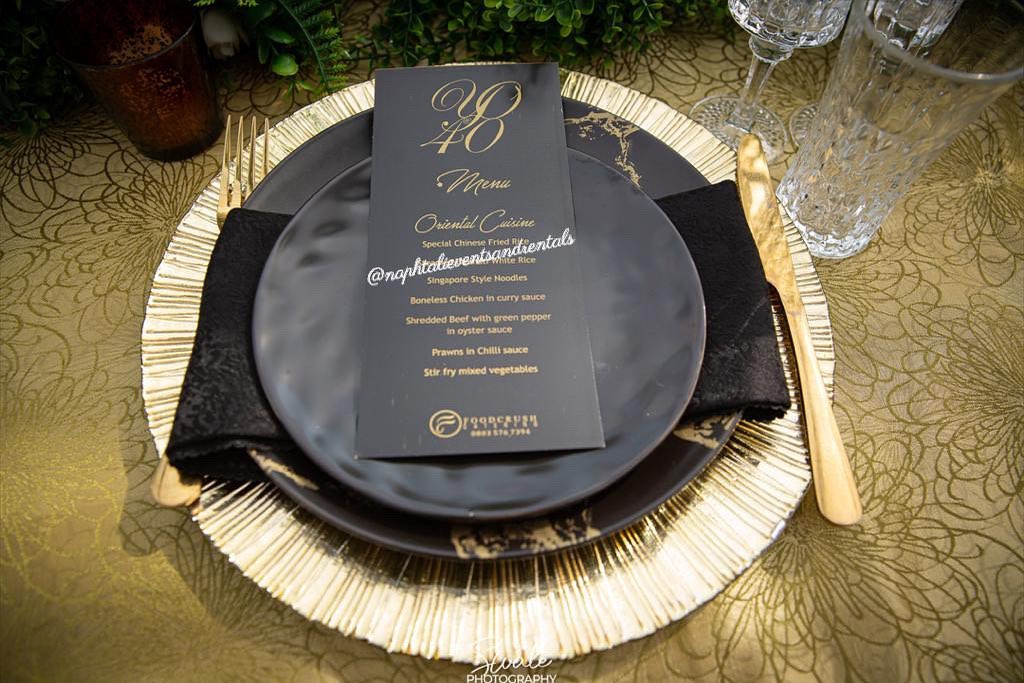 150567888 3374684145969661 2644553604392715879 n - Charger plates are an essential element of fine dining. When you partner up with us for your events ...