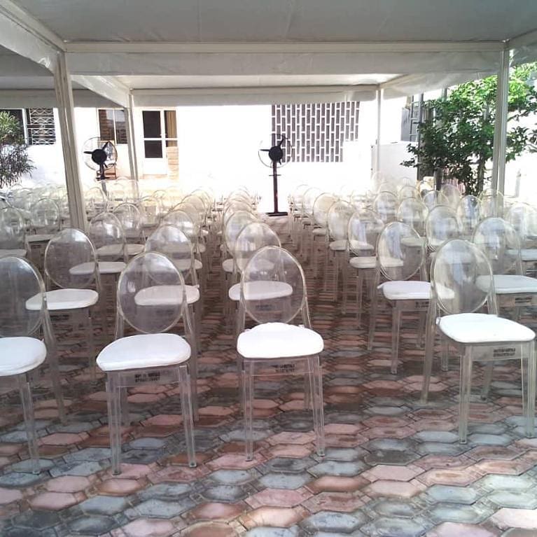 These Ghost chairs will add an element of style to any event, they are classic and bespoke chairs ma…