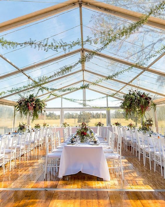 227461712 384281686598893 5278839842041080492 n - A real beauty to behold! 

Chaivari chairs and the transparent tent are the real beauties that produ...