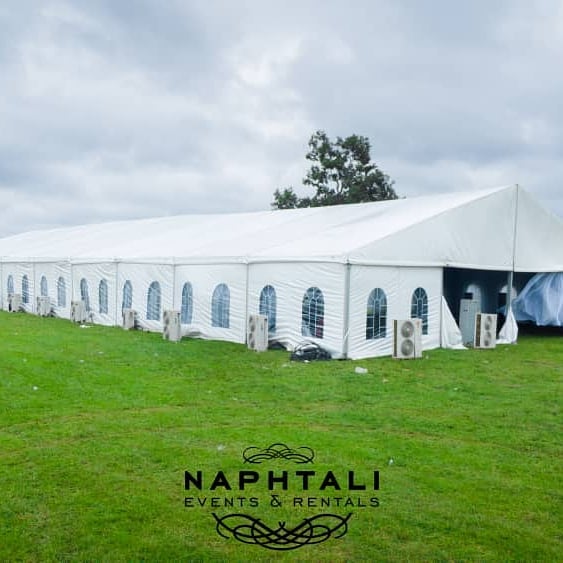 238739304 367917491528246 6002526993687743275 n - Full marquee setup by @naphtalieventsandrentals .

We also added a lot of air conditioning sets so t...