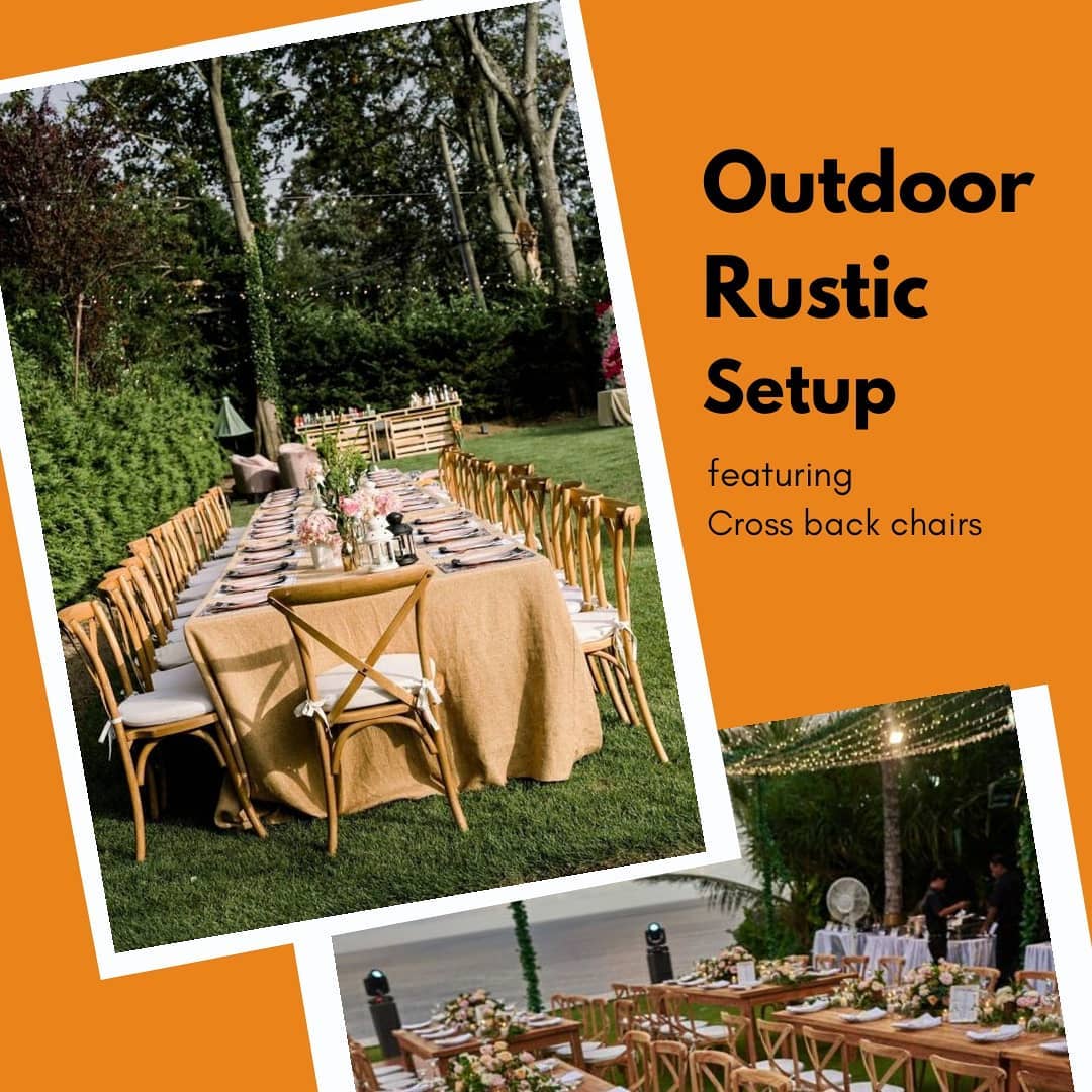 240471645 2986099694980985 7942467127591927765 n - Crossback chairs are versatile and can be used to pull off the perfect outdoor tustic setup.

We can...