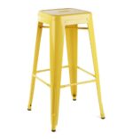 Yellow Tolix Stool