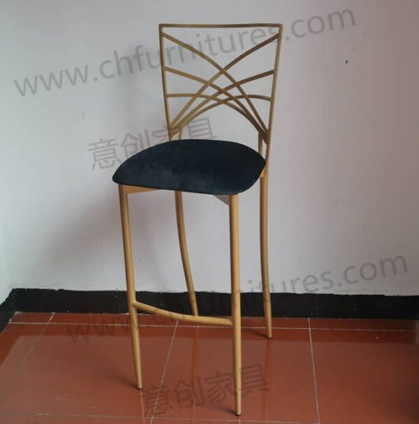 gold cocktail chamelon chair
