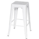 white tolix stool