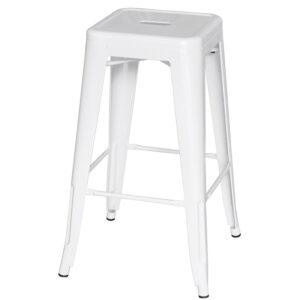 white tolix stool 300x300 - White Tolix Stool