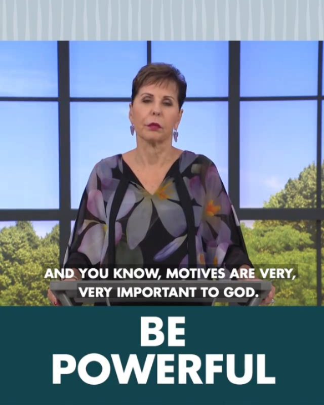241707203 441993690468133 1492088670072136171 n - @joycemeyer
• • • • • •
Do you want to be powerful? The pure in heart are powerful. Let Joyce expla...