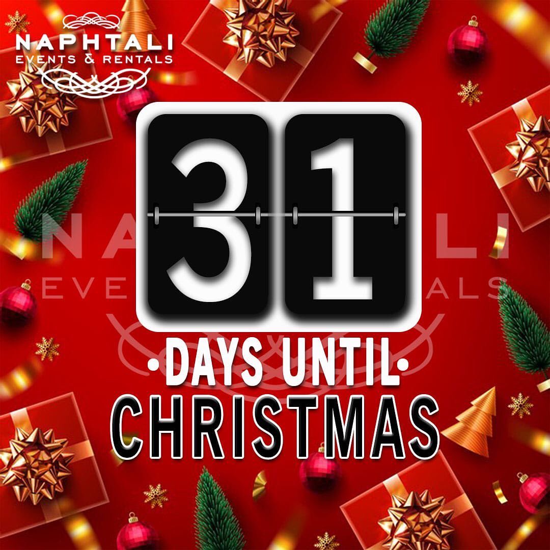 259791239 173309055009727 7726870695294605584 n - 31 Days To Go. 
Join us as we count down to Christmas day. 

Christmas, the season of love, laughter...
