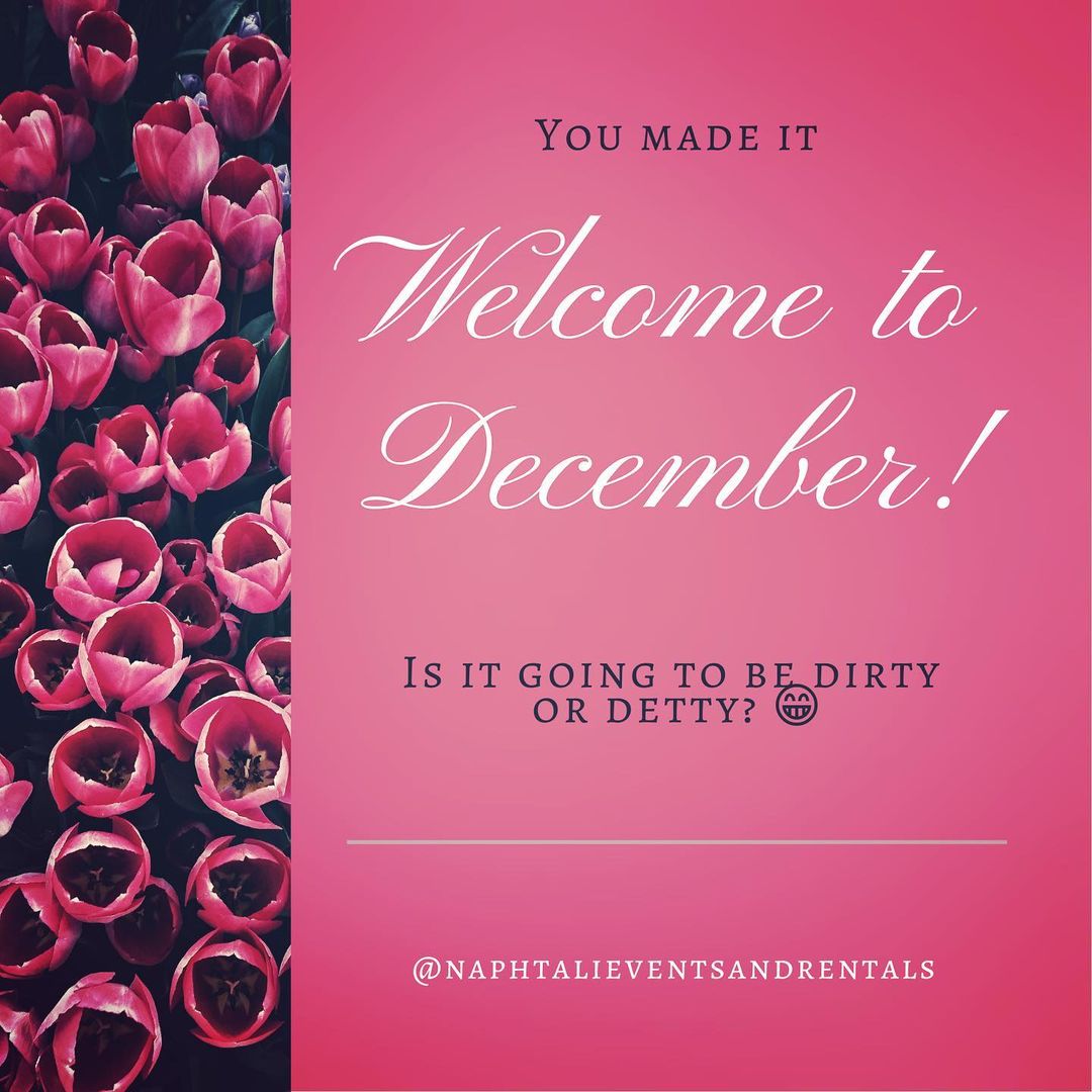 262602734 613834089753992 7720025396580906727 n - You made it. Now to the major question: is this December gonna be dirty or detty? 

In all you do, r...