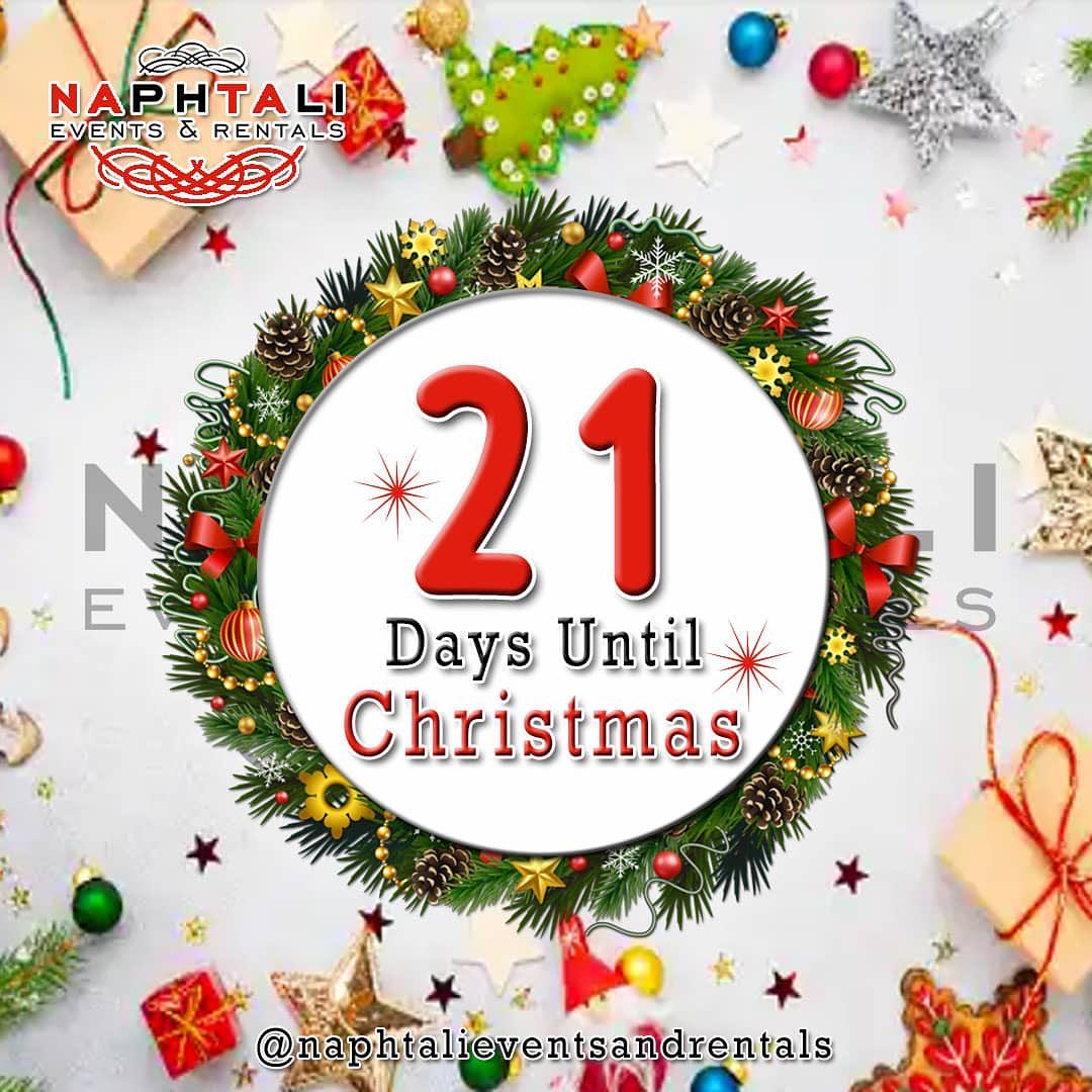 263164824 446526666838157 930677573027074157 n - 21 Days To Go. 
Join us as we count down to Christmas day. 

Christmas, the season of love, laughter...