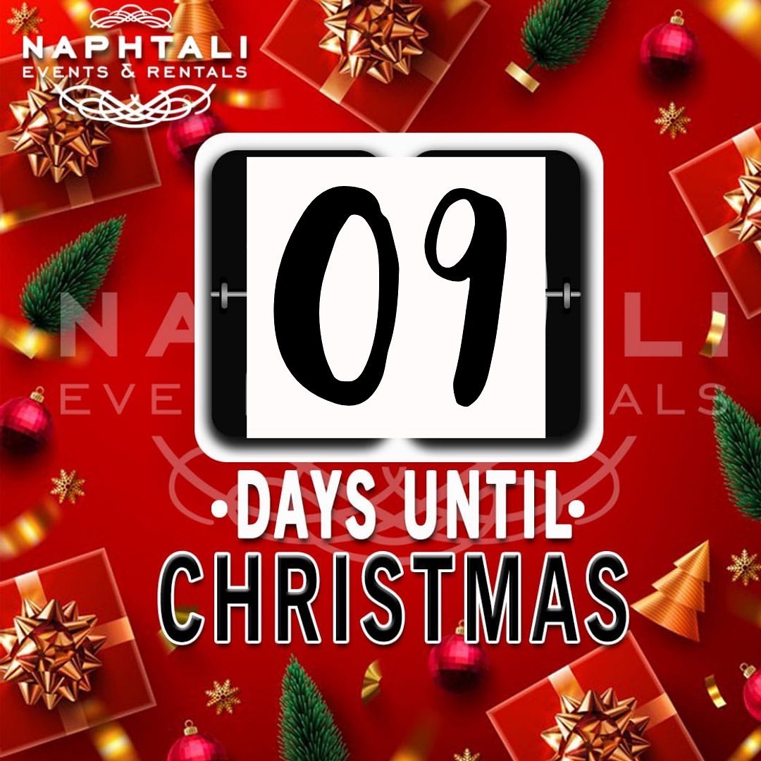 9 Days To Go. 
Join us as we count down to Christmas day. 

Christmas, the season of love, laughter,…