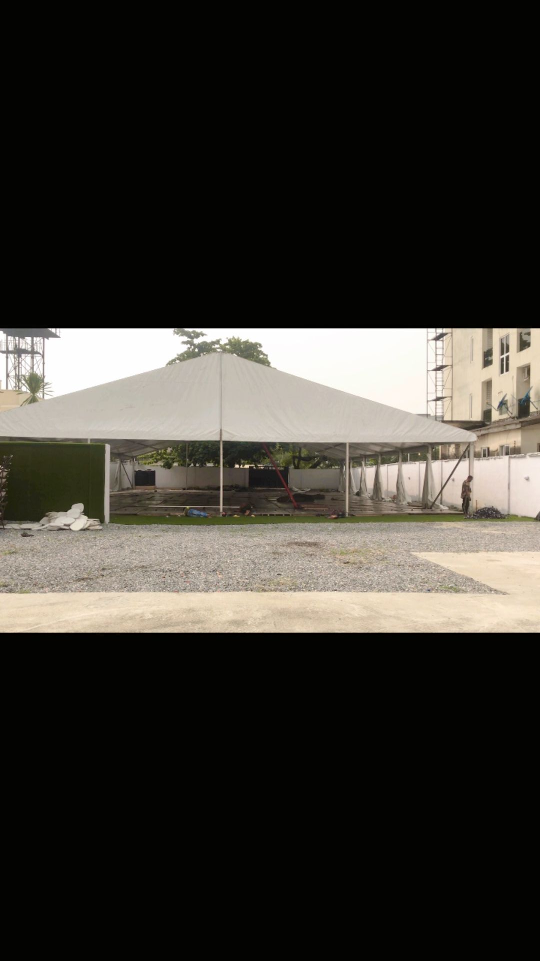 268465904 441831064241644 7566468756962779624 n - Set up of a 20m by 30m marquee tent by @naphtalieventsandrentals...