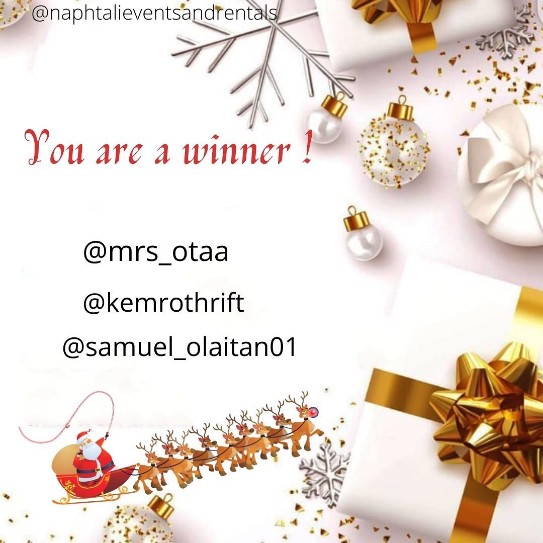 271180763 1091867781591286 4026184253606260001 n - Santa has made some picks. Congratulations to the winners. See you in your DMS.
    ...