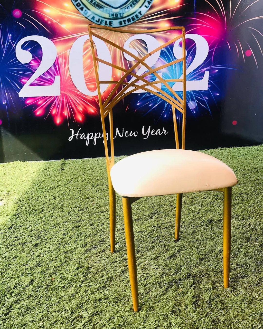 271611850 648720383207457 1132294735408313778 n - Our gold chameleon chair sitting elegantly. Not only are they very elegant but also offer a lot of c...