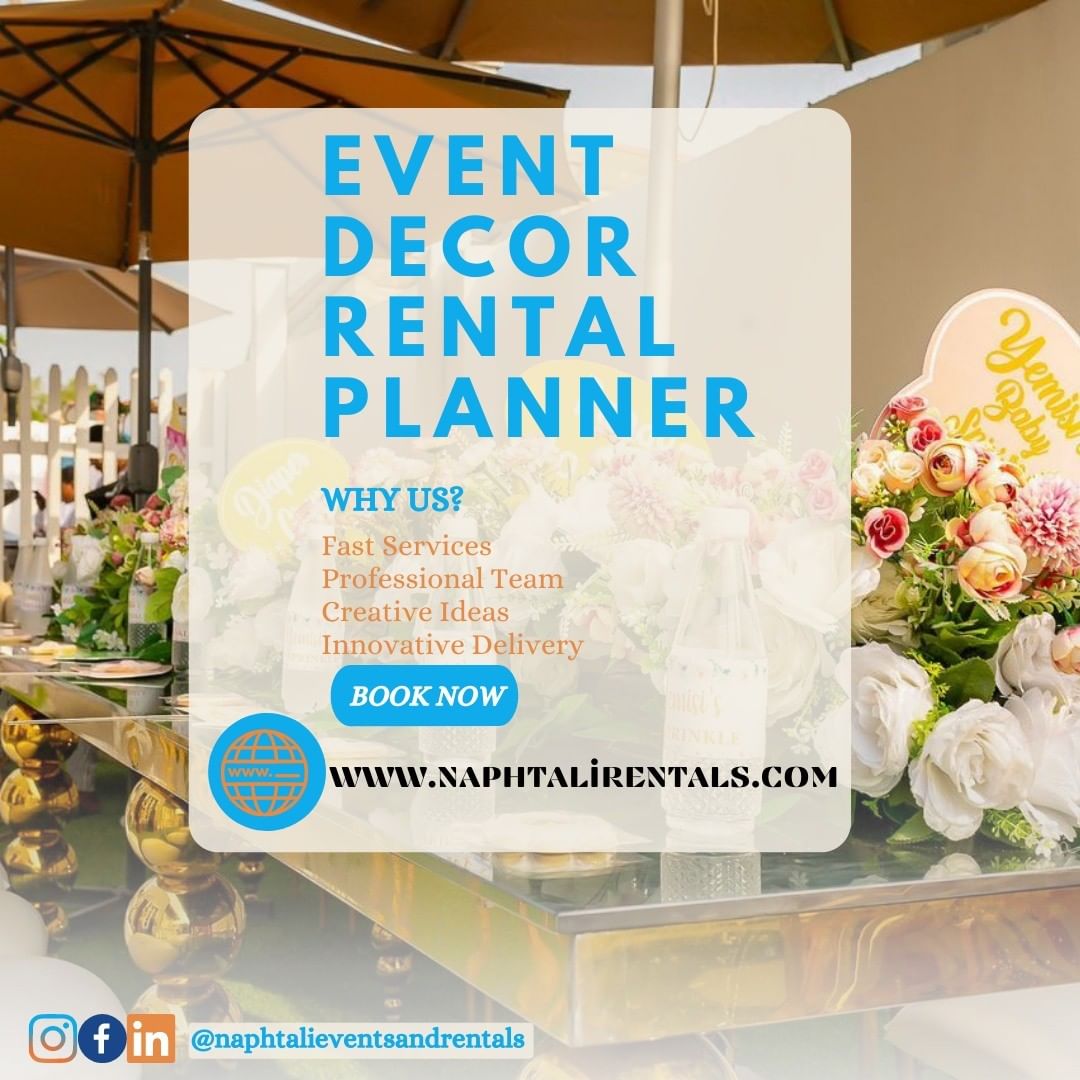 You know whom to call for your rental, decor, and planning needs. 

 We deliver with the speed of li…