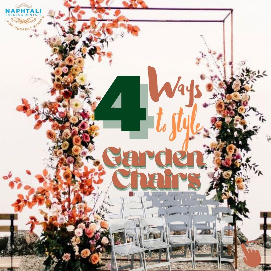 YOU MUST SEE THIS!

Here are four (4) unique ways to style your garden chairs. Whether you are havin…