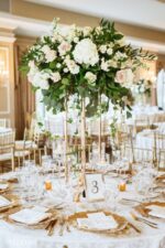 A Modern Gold White and Green Wedding At Oheka Castle